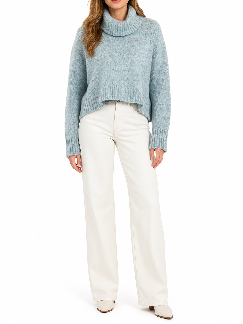 Banana Republic Turtleneck Sweater Alpaca Wool Blend Small
